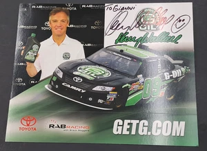 Kenny Wallace #09 handsignierte Heldenkarte Umweltsicher Öl bundesweit LESEN - Bild 1 von 3