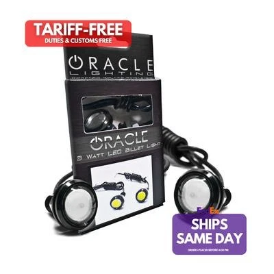 Oracle Lighting 5410-003, 2 Pack Black Aluminum Led Sin Fits gle Color Rock Ligh - Image 1 of 4