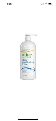 Loción corporal muy emoliente Alba Botanica, fórmula máxima para piel seca, 32 OZ Foto 1 de 2