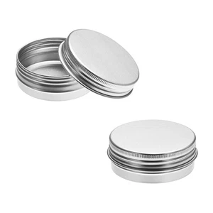 6 Stk. Metalldose Runde Aluminium Dosen Blechdose Schraubverschluss 1,4 oz 40ml - Bild 1 von 5