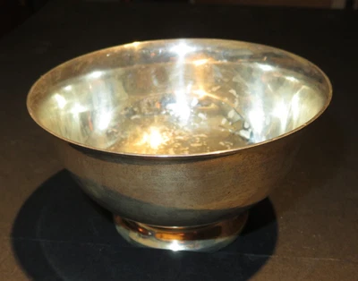 Gorham Sterling Silver P. Revere Reproduction Footed Bowl 41656 1950s Inscribed - Image 1 of 4
