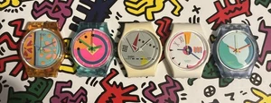 5 Vintage Swatch Uhrenteile Reparatur Dummy Lot 80’s 90’s 25MM Damen 12A - Bild 1 von 4