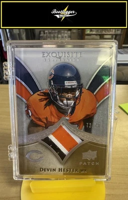 2009 Upper Deck Exquisite Collection #P-DH Devin Hester Patch #/75 - Image 1 of 2