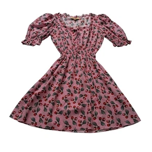 Vestido Muzungu Sisters Para Mujer Mediano Rosa Mini Fresa Caracol Estampado Novedad - Imagen 1 de 9