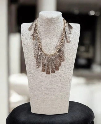 BIGIOTTERIA DONNA COLLANA CORTA LEGA ALLUMINIO ORO C216 ACCESSORI MODA DAMENMODE - Immagine 1 di 4