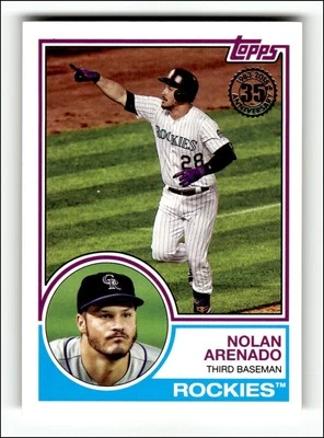 2018 Topps '83 Topps #8358 Nolan Arenado - Image 1 of 2