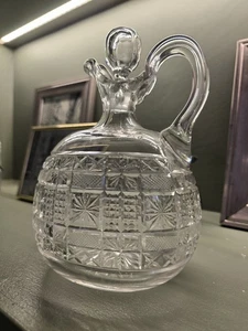 Spirit Flagon Dekanter um 1860 7 1/2" Englisch - Bild 1 von 5