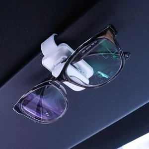 Soporte para gafas de coche magnético de cuero para colgar gafas clip universal - Imagen 1 de 19