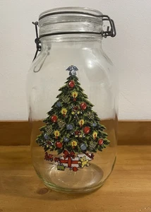 Carlton Glas Sabin Weihnachtsbaum Kunst Hermetische Dichtung Glas 3L, EUC - Bild 1 von 5