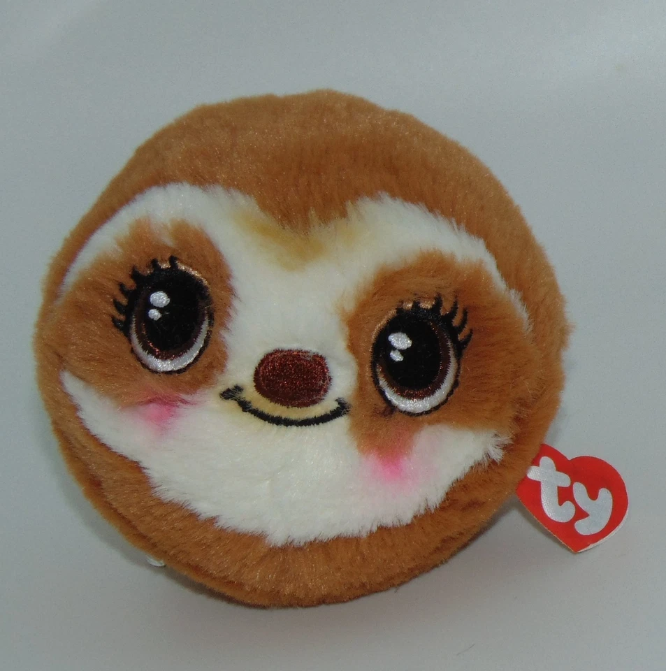 New! Ty Beanie Bouncers CHLOE the Sloth 3 1/2" Plush Bouncy Ball Toy - Image 1 of 1