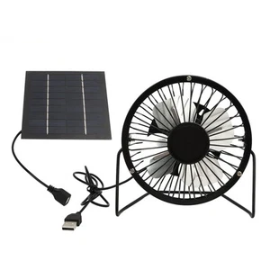 Solar Panel Powered Fan for Small Chicken Coops Greenhouses Sheds Pet Houses - Picture 1 of 12