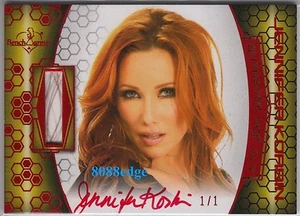 2012 BENCHWARMER SOCCER HAIR CUT AUTO: JENNIFER KORBIN #1/1 OF RED AUTOGRAPH - Bild 1 von 7