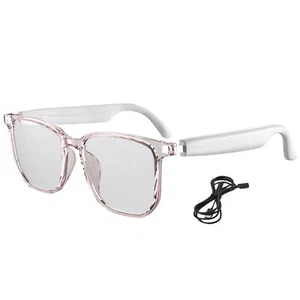 Smart Glasses Wireless AI Language Translator Glasses Stereo Music Call Headset - Picture 1 of 14