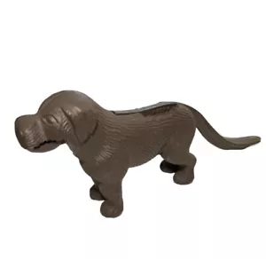 Ralph Lauren Mechanical Cast Iron Figural Heavy Fletcher Dog Nut Cracker - Picture 1 of 6