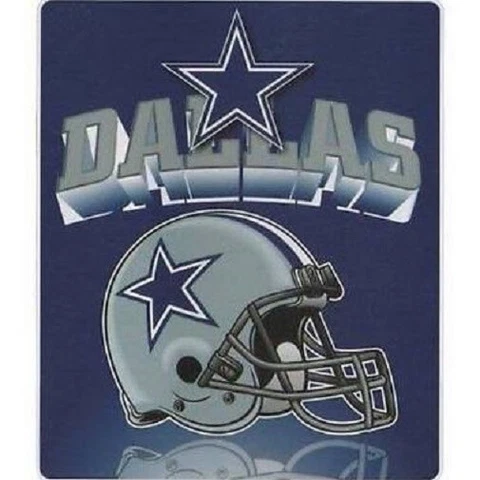 Dallas Cowboys NFL Northwest "Mirror" Fleece Throw Cover