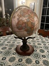 Replogle 12" diameter Classic World Globe, American Bald Eagle Base
