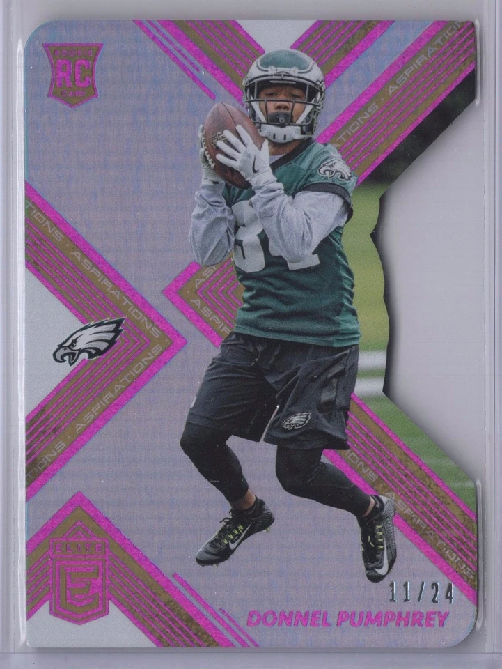 2017 Elite Donruss Donnel Pumphrey Aspirations Die Cut 11/24 - Image 1 of 2