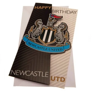 Newcastle United FC Crest Tarjeta Cumpleaños Merchandising Oficial - Imagen 1 de 5
