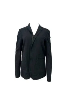 ROBERT GELLER Men's Black Collared Zip Jacket #1024 M NWT - Picture 1 of 2
