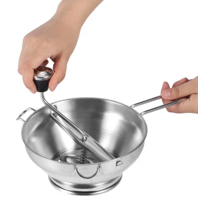 Multifunktionale Manuelle Mixer Edelstahl Salat Gemüse Obst Mixer DE - Bild 1 von 4