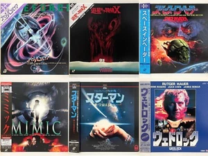 The Thing, Starman, Mimic, and more. Sci-Fi Movie Laserdisc Lot of 6 LD Japan - Picture 1 of 19