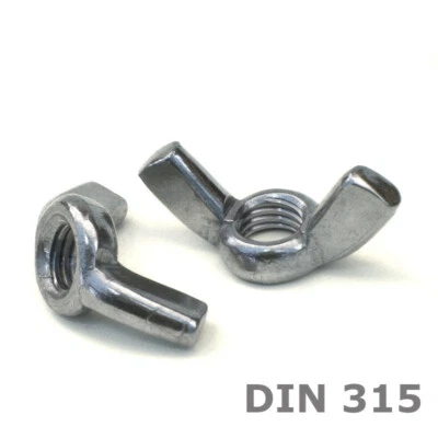 Flügelmutter DIN 315  M4-M12 Muttern galvanisch verzinkt a - Bild 1 von 4
