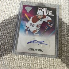 2011-12 Panini Titanium New Wave Signatures Aaron Palushaj #29 Rookie Auto RC
