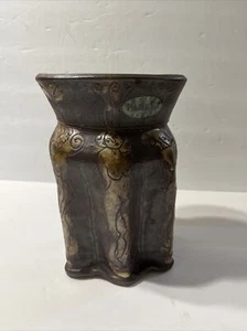 SELTENE PAREVE Jüdische Studiokeramik Kunsthandwerk Handarbeit Vase Akt Frauen - Bild 1 von 12