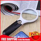 45X Magnifying Glass Lens Handheld Light-Up Magnifying Lens Portable for Reading