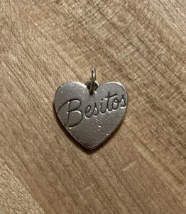 James Avery Retired 925 Sterling Silver Besitos Heart Charm 3.5g Fast Free Ship - Picture 1 of 10