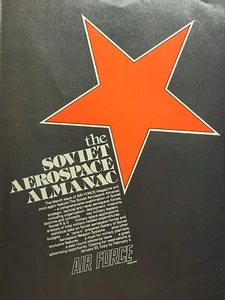Air Force Magazine Soviet Aerospace Almanac Military R & D Vintage Print Ad 1976 - Picture 1 of 2