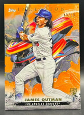 2023 Topps Inception James Outman ROOKIE ORANGE Parallel /50 RC Card