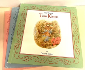 Beatrix Potter Books Landoll’s 1993 Benjamin Bunny Peter Rabbit & Tom Kitten ~ 3 - Imagen 1 de 7