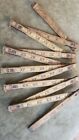 Vintage Lufkin Wooden Folding Tape Measure Pre-owned 72". Made in the USA.