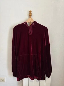 Sudadera terciopelo rojo Zara mujer talla M/38/10 - Imagen 1 de 3