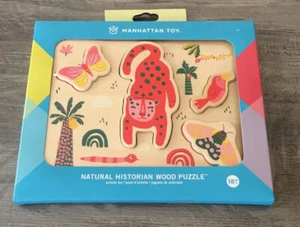 The Manhattan Toy Company Natural Historian Wood Puzzle 18m+ New Activity Toy - Picture 1 of 4