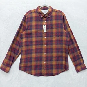 NEW Penguin by Munsingwear Plaid Button Down Shirt Size Large - Picture 1 of 4
