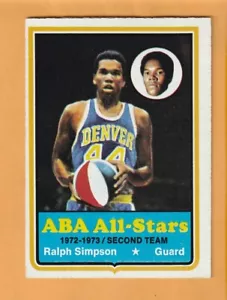 Ralph Simpson Denver Rockets 1973-74 Topps #190 Michigan State Spartans - Foto 1 di 2