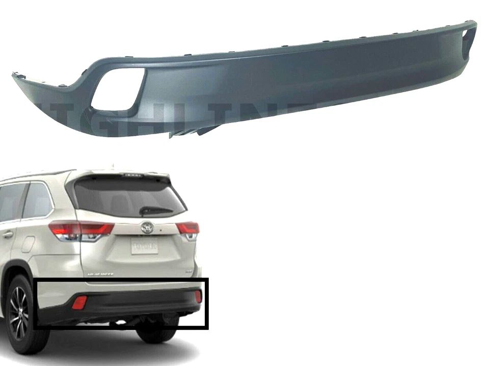 For 2014-2019 Toyota Highlander Rear Bumper Lower Cover TO1115104 - Image 1 of 4