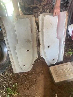 60-63 Chevrolet GMC Pickup Truck Interior Door Panels Covers Left Right Front OE - Image 1 of 4