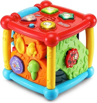 Learning Activity Cube Toddler Kids Toy Interactive Developed Skills - Image 1 of 4