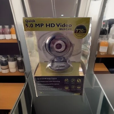 Webcam Camera Gear Head Quick WCF2600HDBLU Webcam - Blue - USB 2.0 - - Image 1 of 4