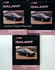 1999 2000 Mitsubishi Galant Factory Service Manual Set Original Shop Repair - Picture 1 of 6