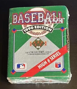 1990 Upper Deck High Number Series Complete Factory Sealed Box Set (100) 701-800 - Picture 1 of 3