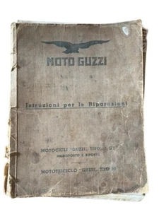 MOTOGUZZI Tipo17 GT/mototriciclo Tipo32 Libretto Istruzioni Per Le Riparazioni - Foto 1 di 5