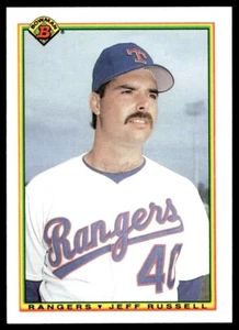 Bowman Jeff Russell Texas Rangers 1990 #485 - Imagen 1 de 2