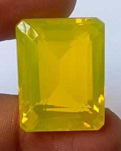 AAA+ 53.9 Ct. Large Yellow Opal Emerald Welo Australian Untreated Loose Gemstone - Picture 1 of 6