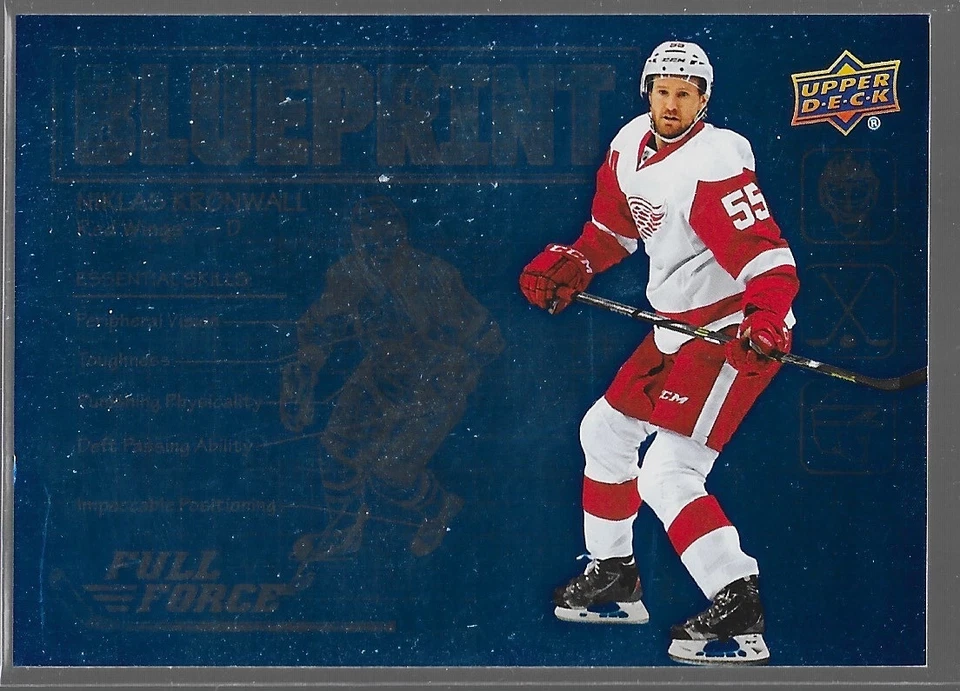 15/16 Full Force Blueprint Niklas Kronwall BP-NK Wings - Image 1 of 1