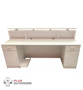Brand New White Reception Desk Counter 2M - Picture 1 of 4