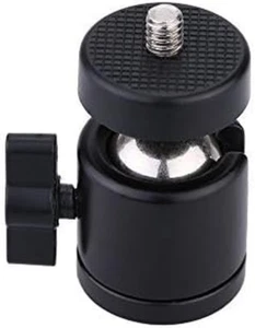 Mini treppiede testa a sfera girevole 1/4" per fotocamera DSLR videocamera regolazione rapida - Foto 1 di 3